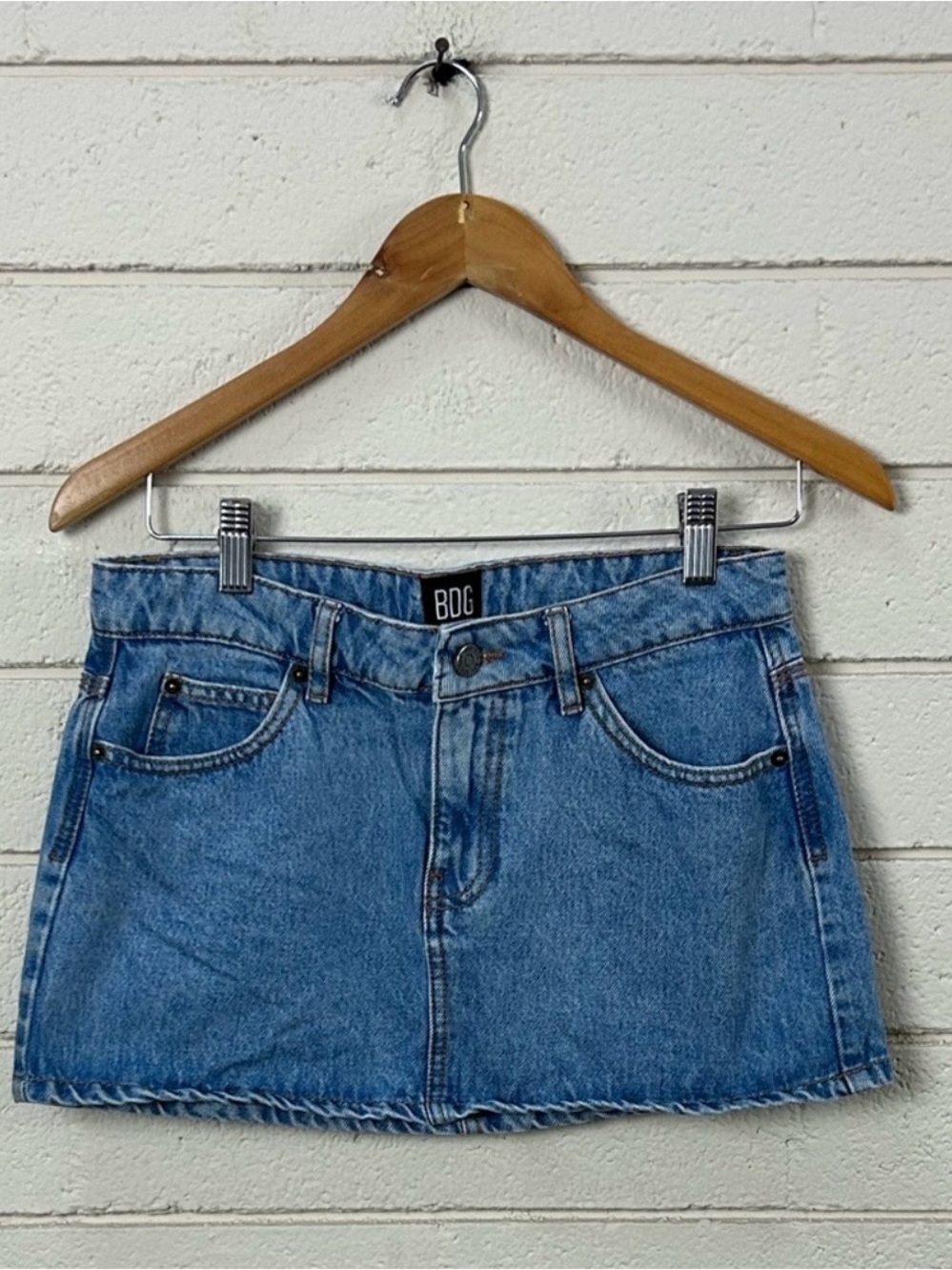 Urban Outfitters BDG Micro Mini Jean Skirt S
